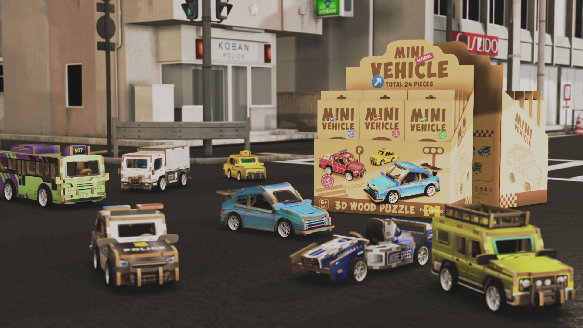 Mini Vehicle Display (24 pcs)